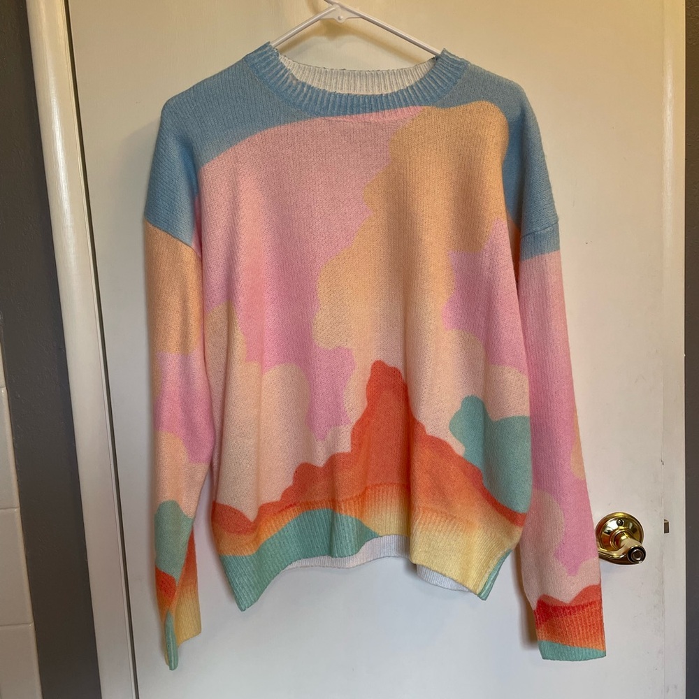 Cider Pastel Multicolor Women's Sweater